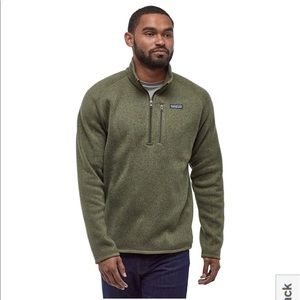 Patagonia Better Sweater 1/4 Zip - Men’s Large Industrial Green